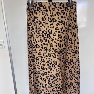Maxi Skirt - Cheetah Print